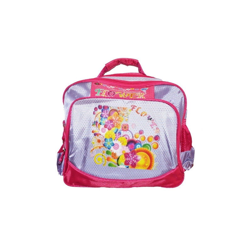 Ghiozdan prescolari, 2 compartimente, 1 buzunar front, bretele reglabile, textil, 30x15x35 cm - imagine 3